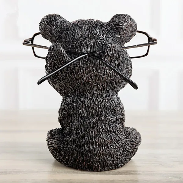 Медведь украшения очки держатель домашнего интерьера креативный подарок