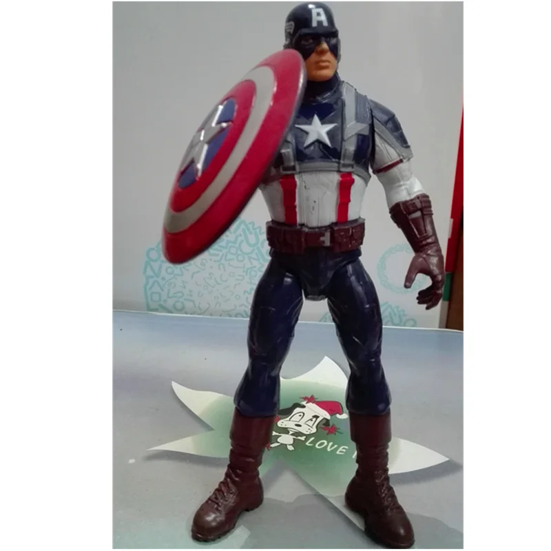 20CM 4Pcs/set The Avengers Iron Man Captain America Movable Joints Action Figure PVC Statue Ver Model Decoration Toy H390 | Игрушки и