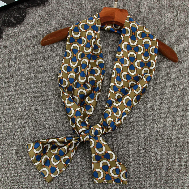 Летняя длинная Узкая сумка в полоску маленькие полотенца галстук красный шарф