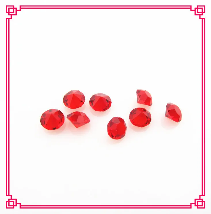 Горячая Распродажа 4 мм 5 камень драгоценный красные Плавающие Подвески