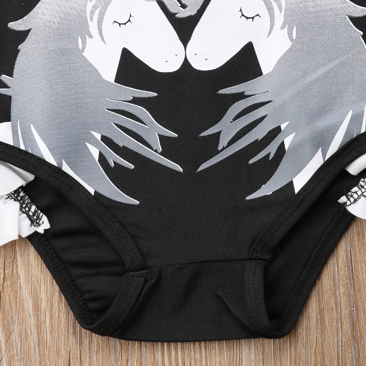 Купальник-бикини с рисунком единорога для маленьких девочек летняя одежда