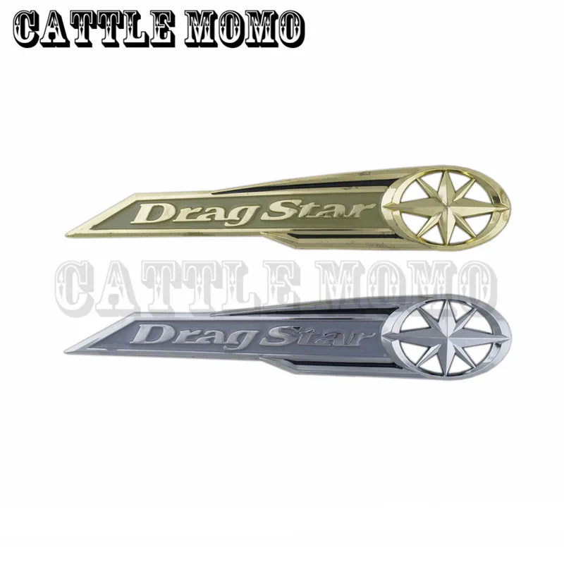 Наклейки для Yamaha Vstar XVS XV 400 650 серебристый и золотой цвет|sticker for yamaha|tank badgesfor yamaha |