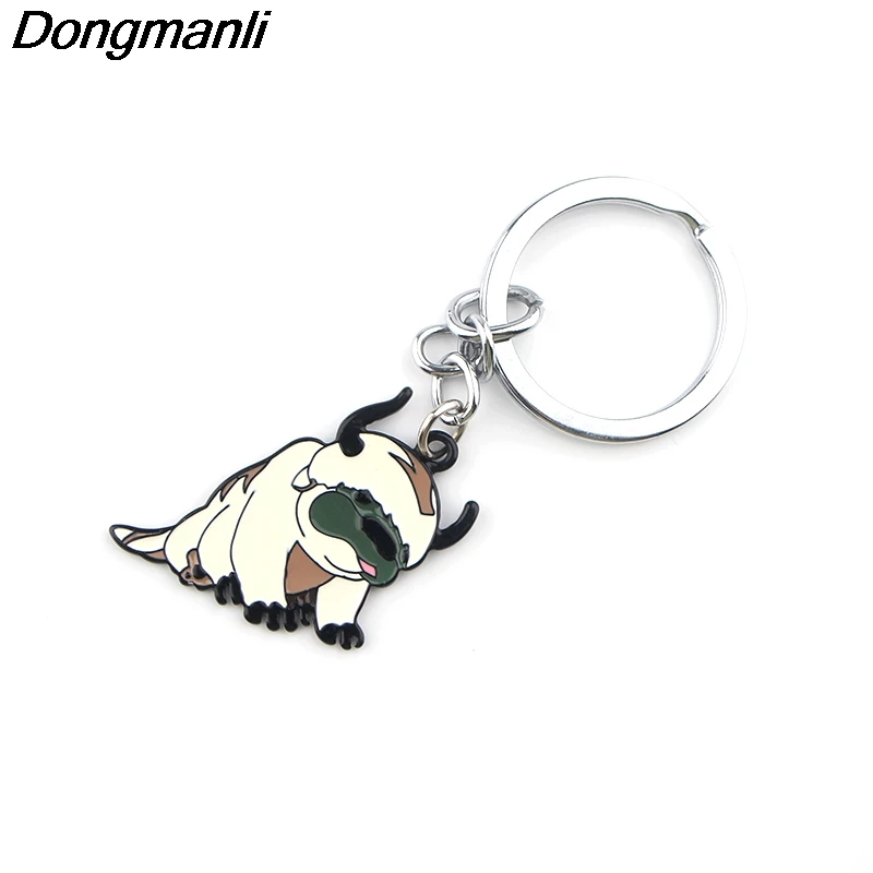 P3881 Dongmanli Аватар: держатель для ключей милый эмалированный металлический кулон