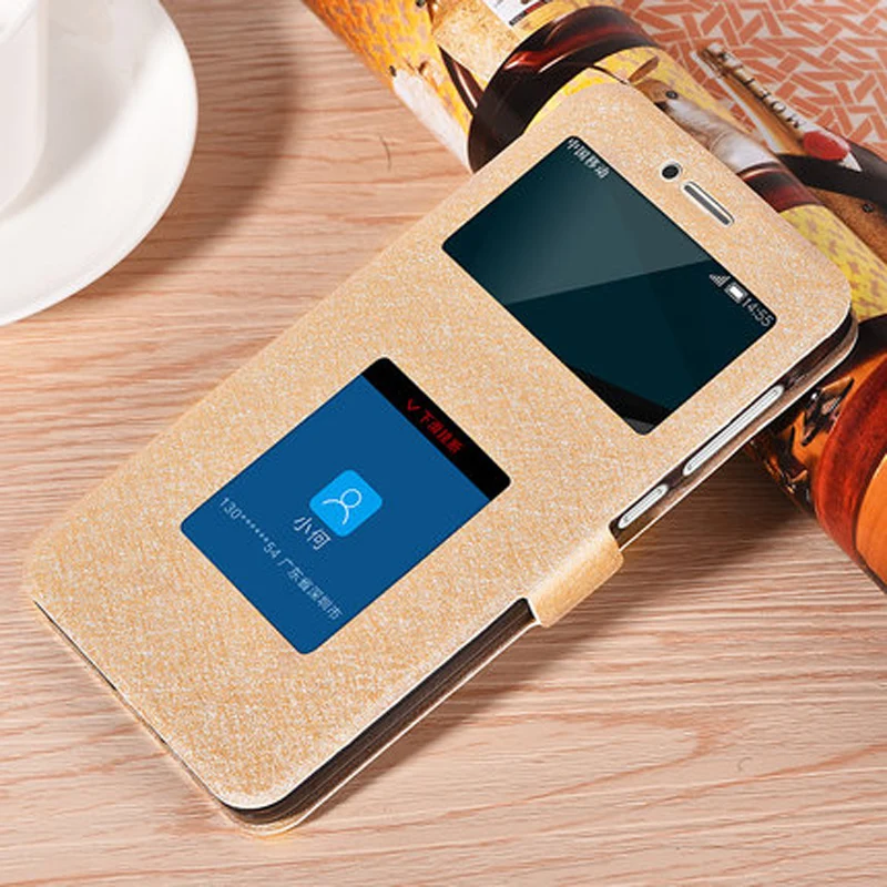 Флип кейс из ТПУ кожи с окошком для coolpad LeEco Cool 1 cool1 dual C106 9 8 6 C107 чехол телефона