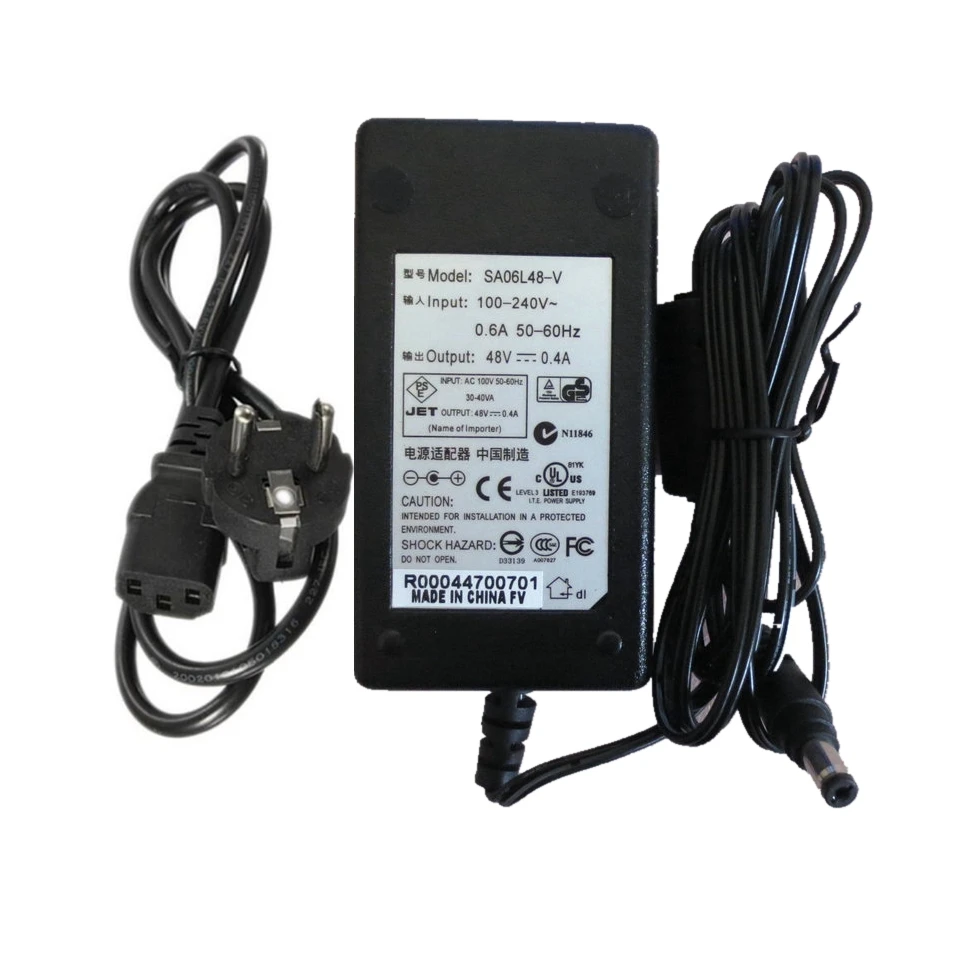 48V 0.4A AC DC Adapter For Linksys AD SA06L48-V GPSASU-48P403-AM5BH Power Supply Cord Cable Charger PSU | Электроника
