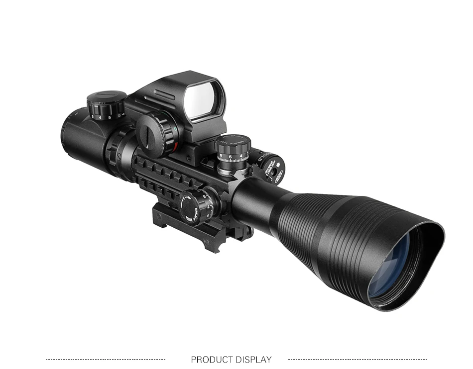 4-12X50 EG Охота Airsofts тактический оптический прицел Воздушный пистолет Красный Зеленый точечный Лазер прицел голографический оптический прицел