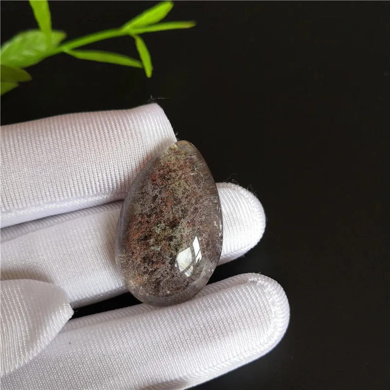 AA ++ натуральная красная Бриллиантовая кварцевая подвеска с кристаллами камни