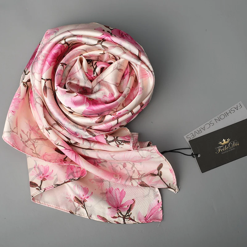 

[FEILEDIS] 2017 Silk Scarf Fashion Women's Shawl Multi-purpose Scarf Double-sided Replacement Use Scarf Series FD036