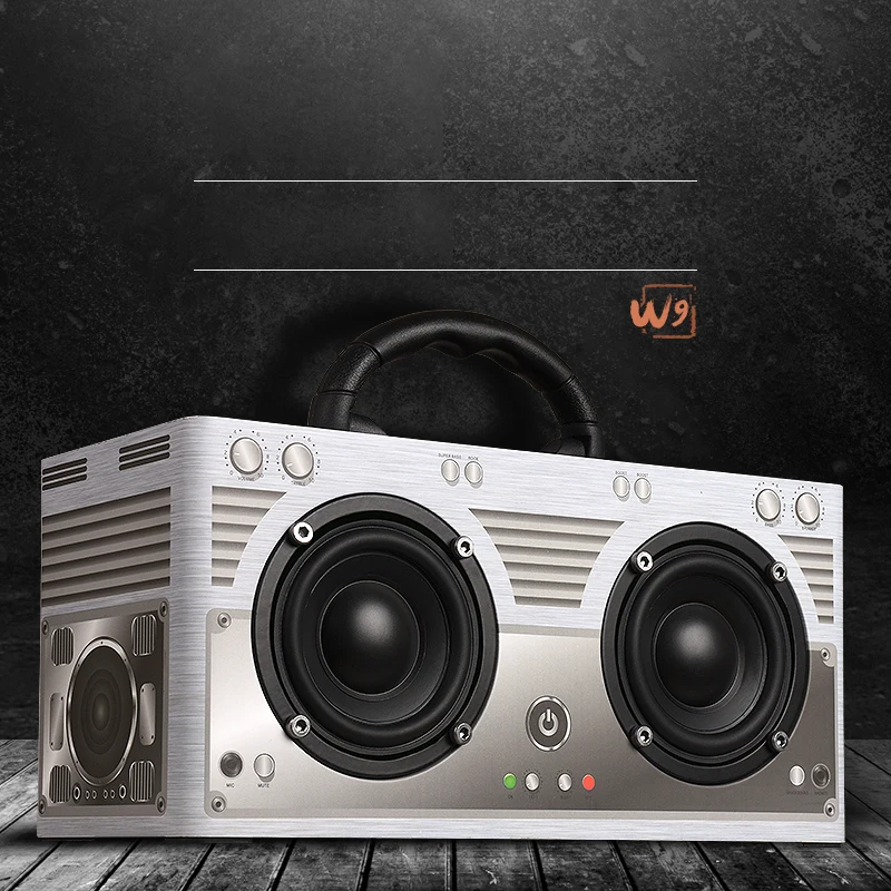 Abuzhen Bluetooth динамик портативный динамик Колонка Саундбар беспроводной динамик s стерео MP3 музыкальный плеер AUX TF сабвуфер телефоны