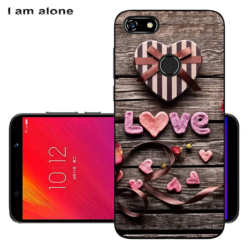 Чехлы для телефонов I am alone для lenovo A5, 5,45 дюймов, модные чехлы из мягкого ТПУ для мобильных телефонов, милые цветные цветочные чехлы для мобильных телефонов - Цвет: Black TPU U17