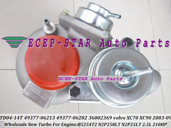 TD04 TD04L 14T 49377 06213 06202 36002369 06200 Turbo для Volvo PKW XC70 XC90 S60 S80 V70 B5254T2 N2P258LT 2 5 T 2.5L|turbocharger