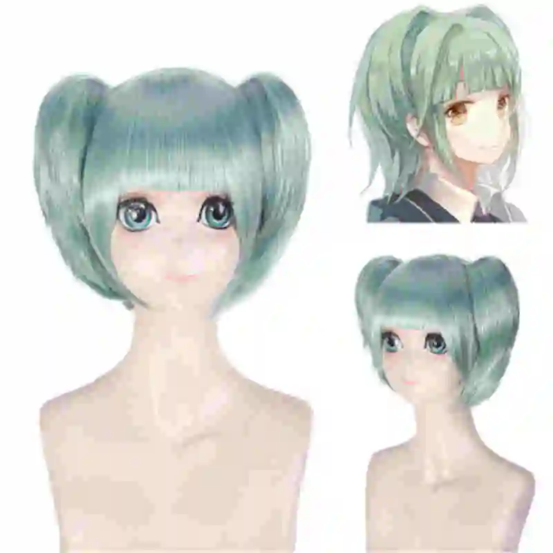 BOOCRE/Новые костюмы для косплея Shiota Nagisa, косплей, парик из синих волос на Хэллоуин, косплей, парик, головной убор