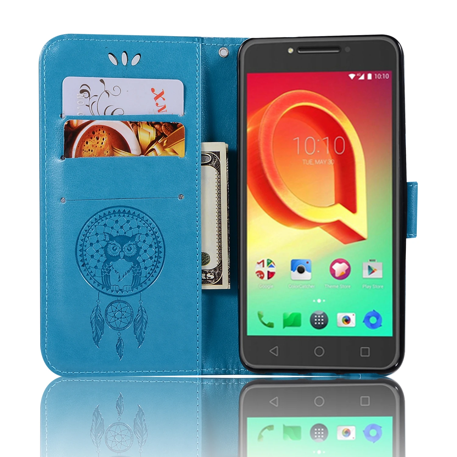 I sheeta чехол для Alcatel A5 LED 5085 5085D 5085Y 5 2 &quotкожаный с откидной крышкой кошелек
