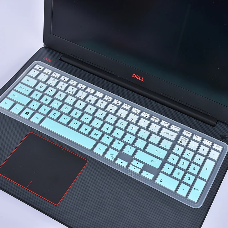 Для 15," Dell Inspiron 15 3000 5000 7000 серии G3 G5 G7 игровой серии Силиконовая клавиатура для ноутбука Защитная крышка