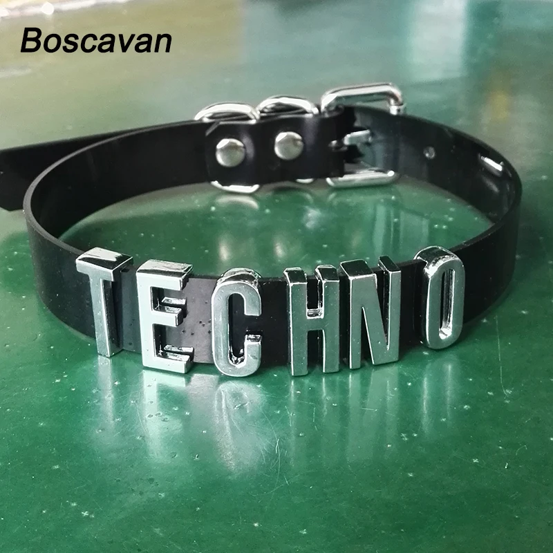 Handmade Customised Choker Black Personalised Letter Cosplay Small Letters Word Collar | Украшения и аксессуары