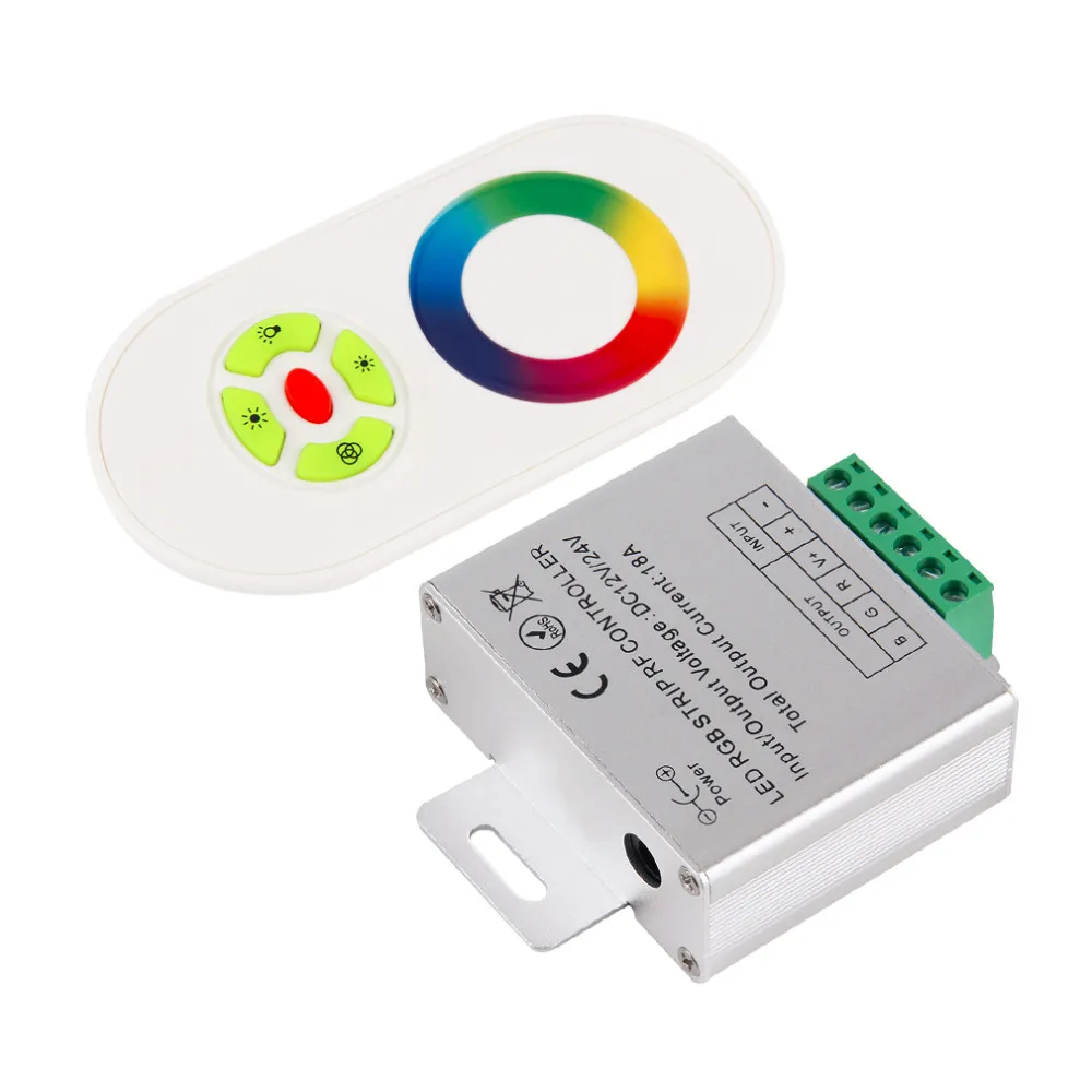 RF Сенсорная панель беспроводной пульт дистанционного управления для RGB светодиодный светильник DC 12 V/24 V
