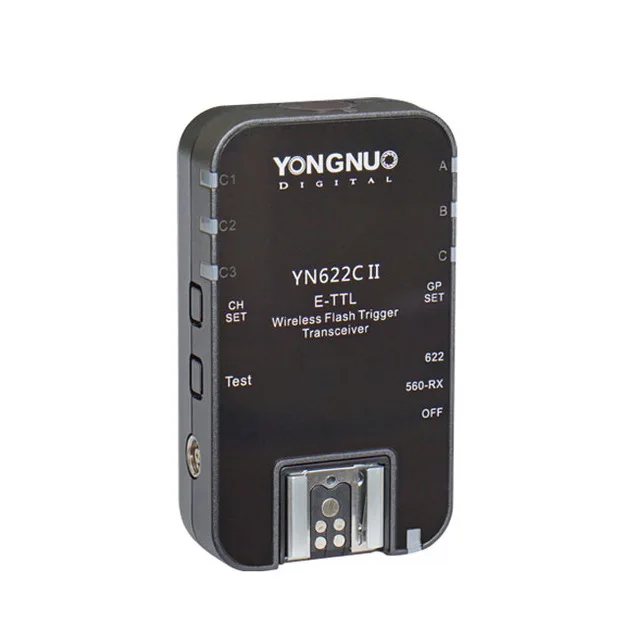 YONGNUO YN-622C II RX YN622C HSS E-TTL триггер вспышки для камеры Canon совместимый с YN560-TX |
