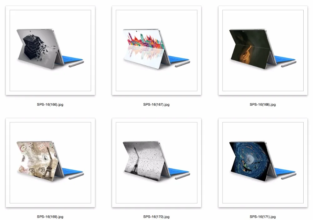 GOOYIYO-для Micro Surface Pro 5 виниловая задняя большая наклейка планшет наклейка деревянная текстура кожи чехол с логотипом вырезанный и подарок