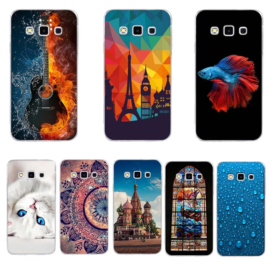 Чехол для Samsung Galaxy A3 4 5 дюйма силиконовый чехол с 3D рисунком мягкий из ТПУ чехлы 2015