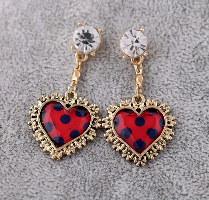 Серьги в горошек Женские love Заводские оптовая закупка|earings fashion|earrings antiqueearring stopper |