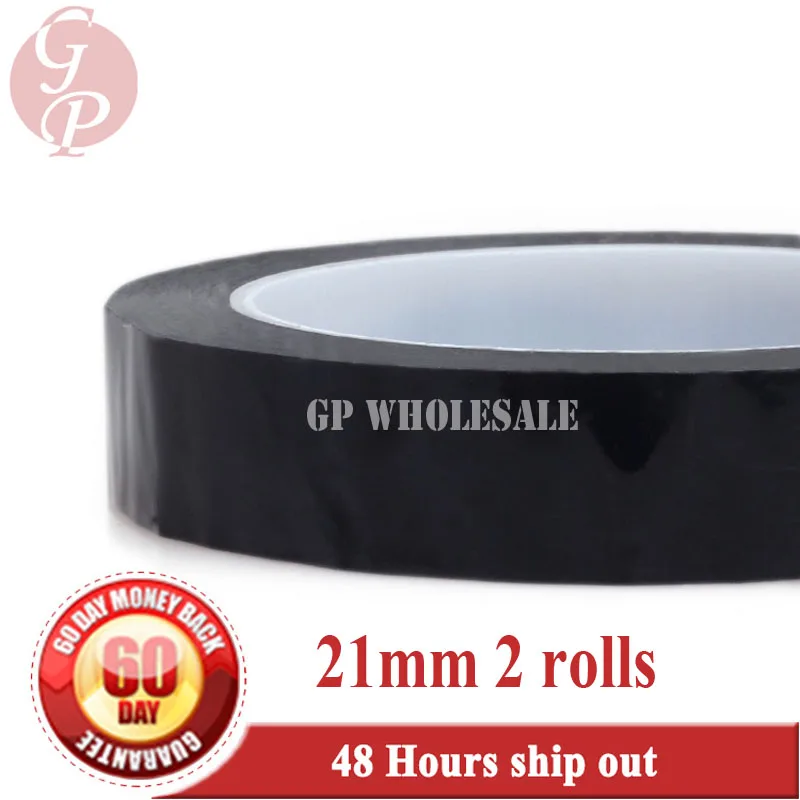 2x21 мм ширина * 66 м длина ПЭТ майлар термостойкая клейкая изоляционная лента 130 C