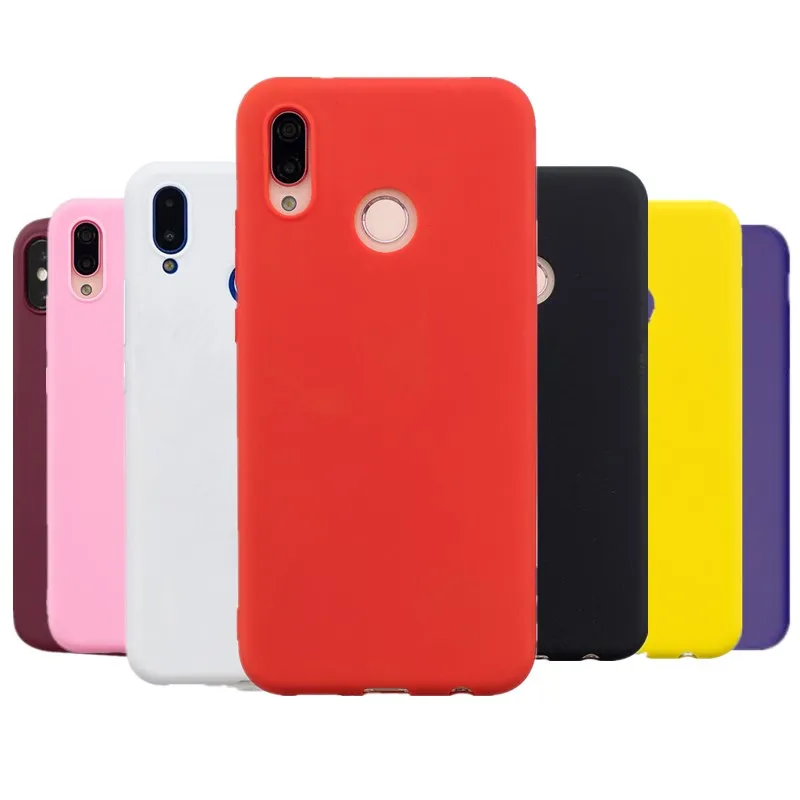 Конфеты для Funda huawei P20 удобный телефонный Футляр силиконовый задняя крышка Капа