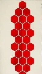 Красный 12 шт. 3D шестигранные акриловые зеркальные настенные наклейки DIY художественные настенные декоративные наклейки домашний Декор Гостиная зеркальные декоративные наклейки - Цвет: Красный
