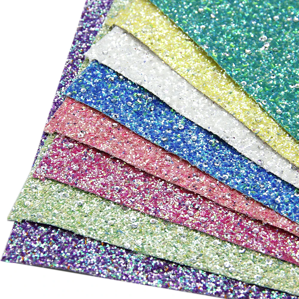 David accessories 20*34 см блестящие искусственной искусственная кожа бант для волос для художественного оформления ногтей, ручная работа ремесла 8 шт./компл., 1Yc6488