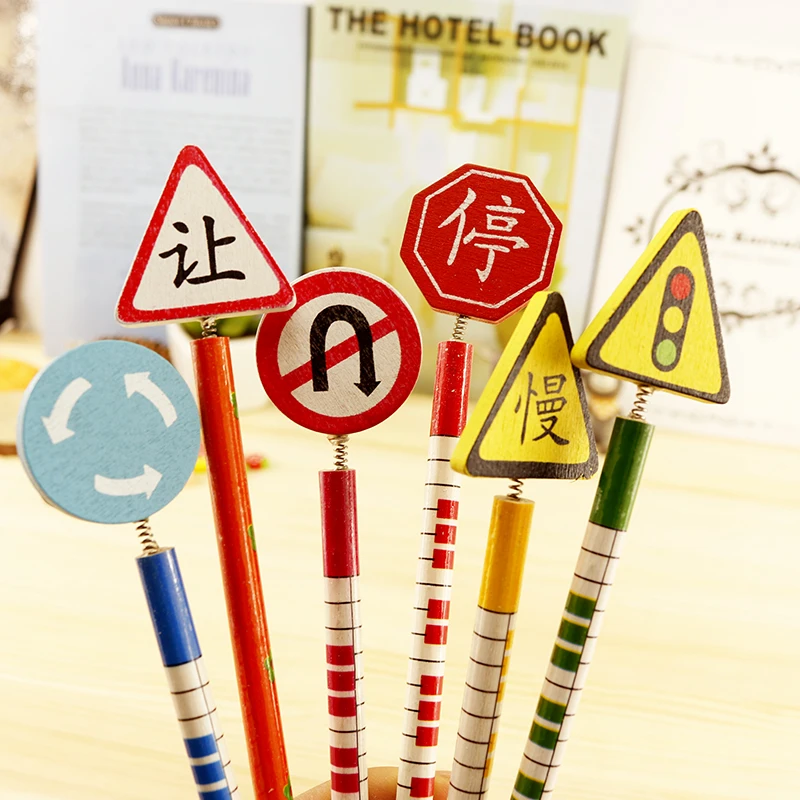 Деревянный карандаш детский креативный весенний марионетка с героями