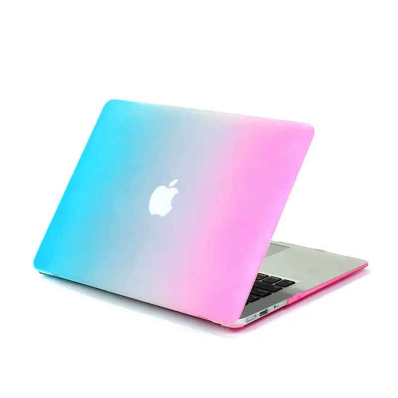 Радужный матовый Air 13 чехол для macbook Чехлы 3 дюймов A1369 A1466 сумка ноутбука жесткий