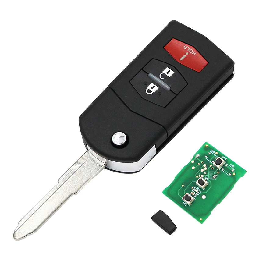 Складной дистанционный ключ для Mazda FSK 315 MHZ 4D63 80 битные чипы FCCID: BGBX1T478SKE125-01