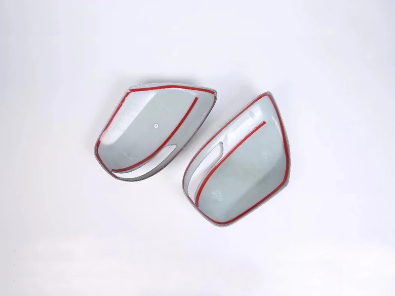 

For Toyota Land Cruiser Prado FJ150 2018 ABS Outer Side Door Rear View Mirror Cover Cap Trim Decoration car styling accessories