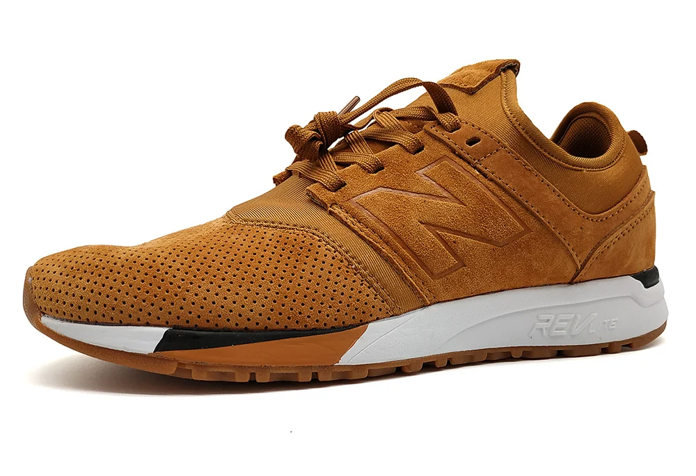 New Balance Nb247 мужские воздухопроницаемые кроссовки для бега бадминтон обувь коричневый новое поступление