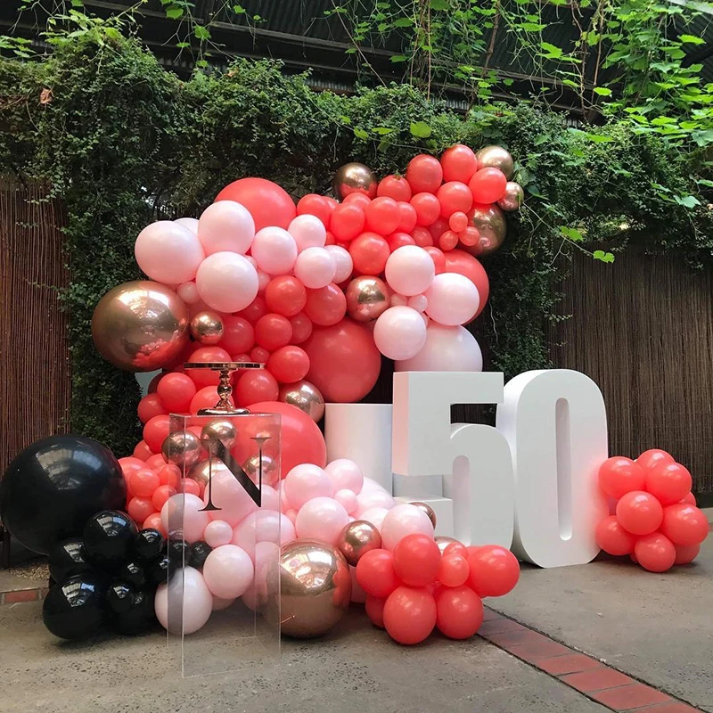 10 шт. коралловые красные латексные воздушные шары для свадьбы вечеринки