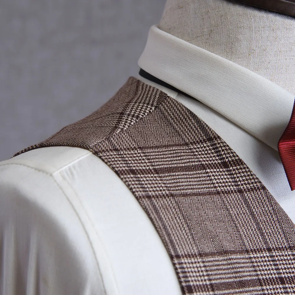 Мужской серый жилет мужской двубортный костюм в полоску мужские свадебные