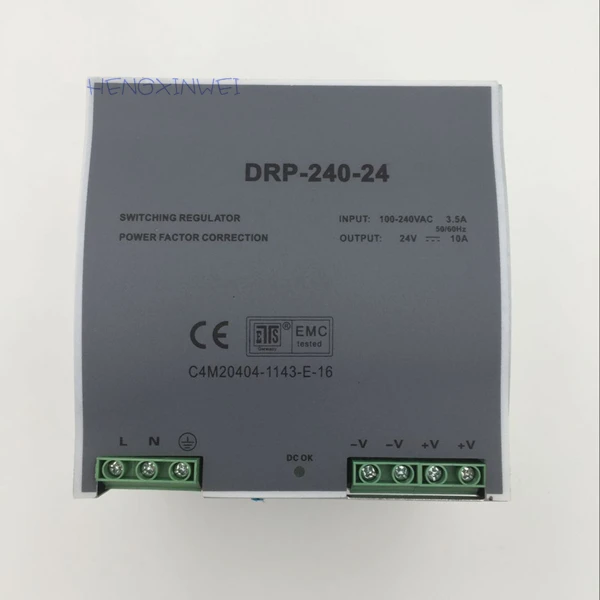 Din-рейка одиночный выход импульсный источник питания 240 Вт DR-240-12 DR-240-15 DR-240-24 DR-240-36