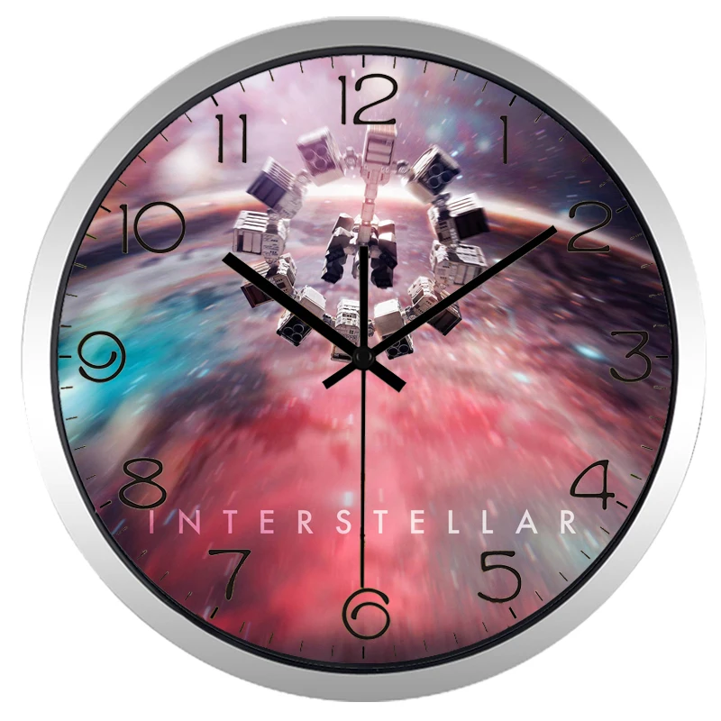 Настенные часы Interstellar в космосе новое украшение для дома фанаты звезд часы| |
