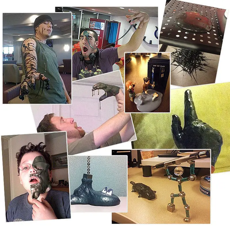 Эластичные Магниты из глины пластилин магнитная резиновая грязь жвачка для рук