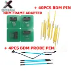 4 шт. ручки-зонды 4 шт. контакты с соединительным кабелем Сменные светодиодсветодиодный BDM Рамка OBD2 программирование и BDM контакты для 40 шт. игл для BDM рамки