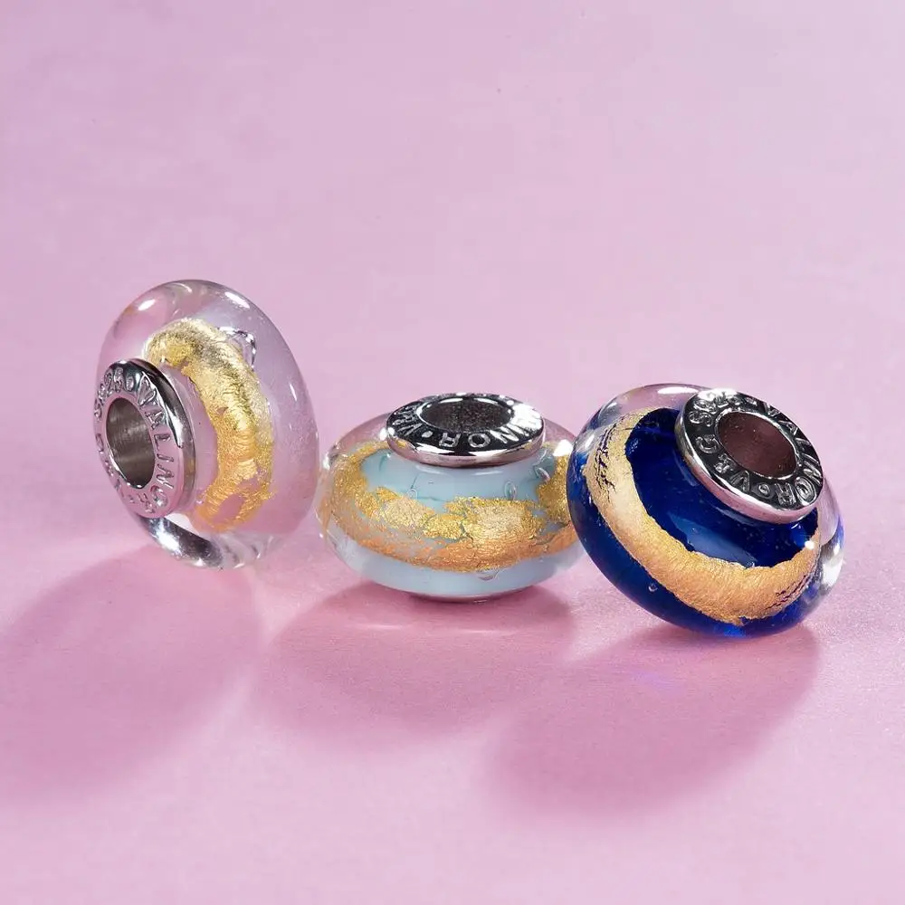 Ювелирные изделия серебро стеклянные бусы амулеты пробы золотой путь Мурано 925