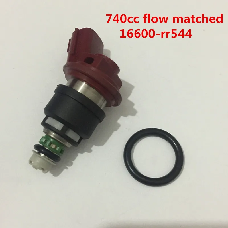 Топливный инжектор высокой производительности 740cc для Nismo 16600 rr544 Nissan 240sx 180sx Silvia S13