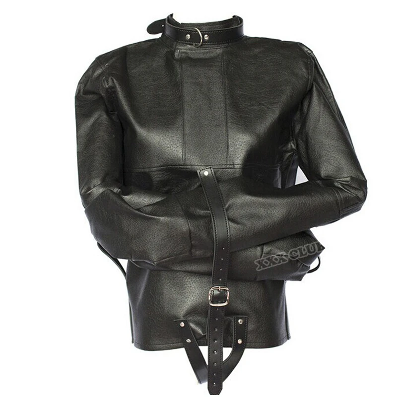 Регулируемая куртка для взрослых с длинными рукавами Фетиш-костюмы сдержанная