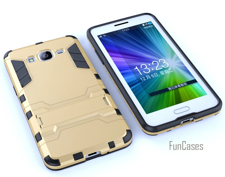 Для samsung Galaxy Grand Prime G530 G5308 G5308W G5308H двухслойный чехол прочный Чехол-гибрид Жесткий