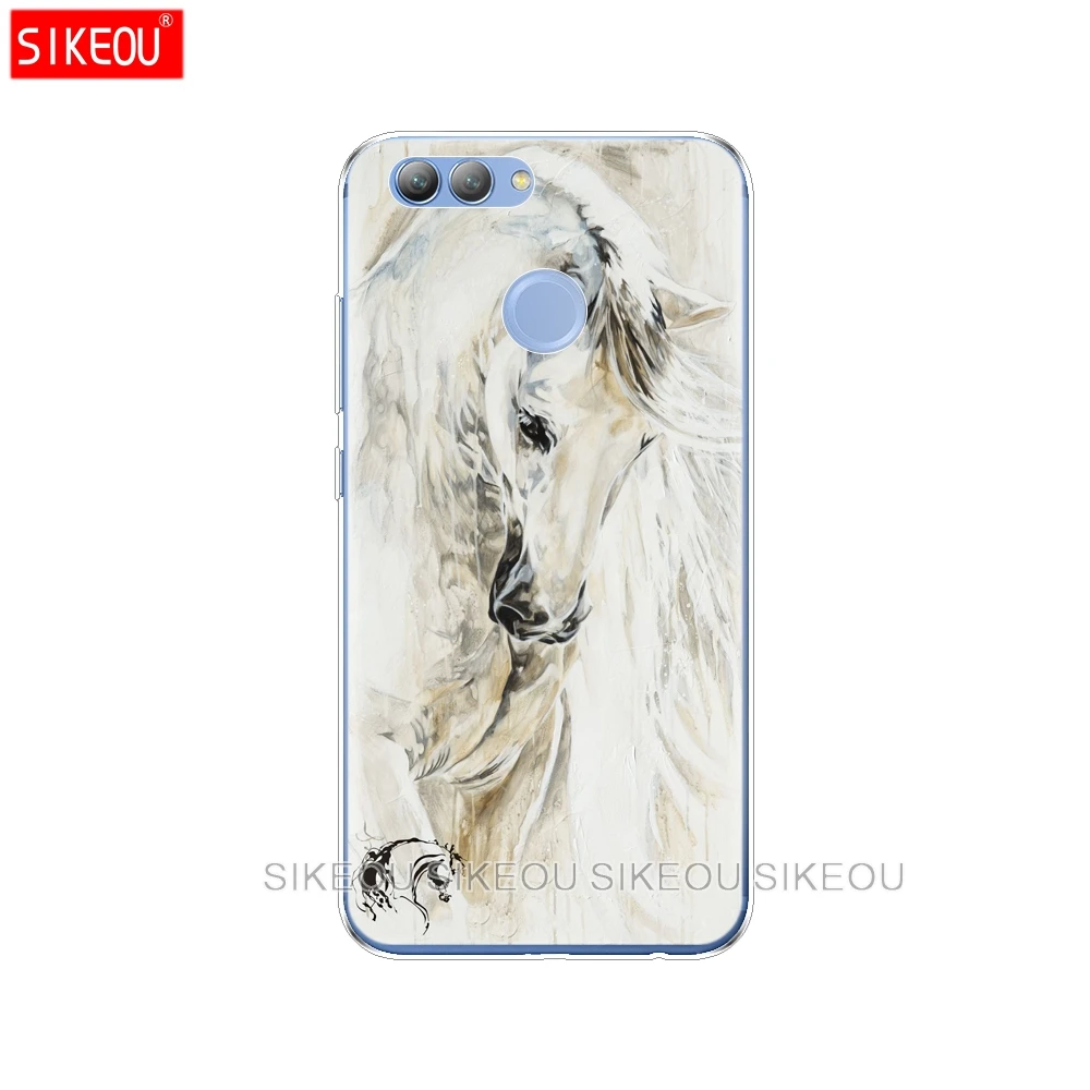 Силиконовый чехол для телефона huawei Y3 Y6 Y5 2 II 2017 nova 2s LITE plus Fine horse art | Мобильные