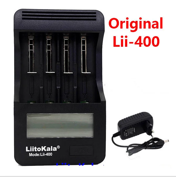

LiitoKala lii-400 3.7V / 1.2V AA / AAA 18650/26650/16340/14500/10440/18500 Lithium Battery Charger with a / LCD Crystal Display