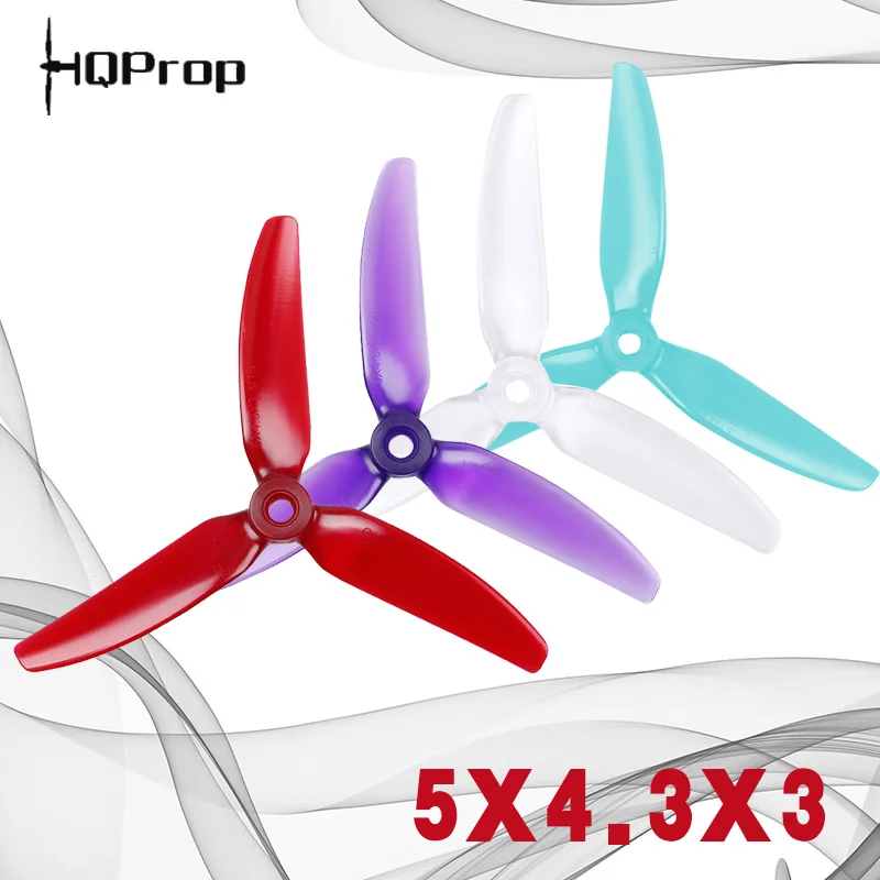 HQ 5X4 3X3 POPO 5043 5 дюймов 3 лопасти/tri blade пропеллер prop совместимый с Т моторным