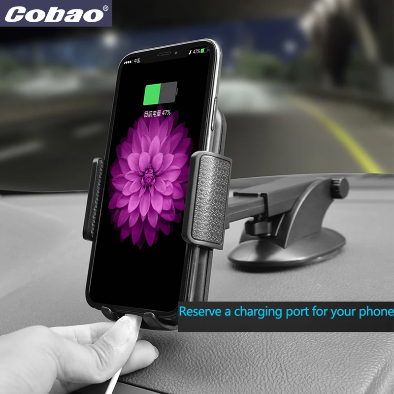 Cobao держатель для мобильного телефона приборная панель лобовое стекло