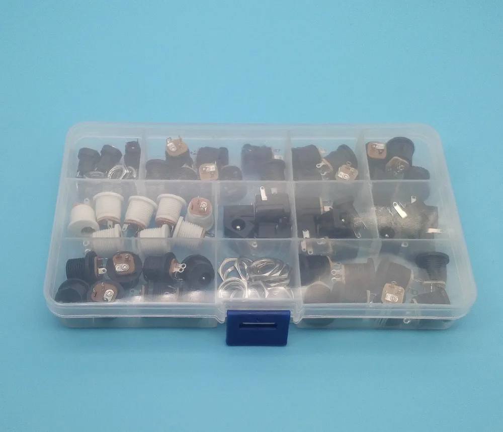 52 шт. DC022 DC022B DC005 DC012 DC021 5 5*2 5x2 1 мм комплект для монтажа на панель|set connector|socket