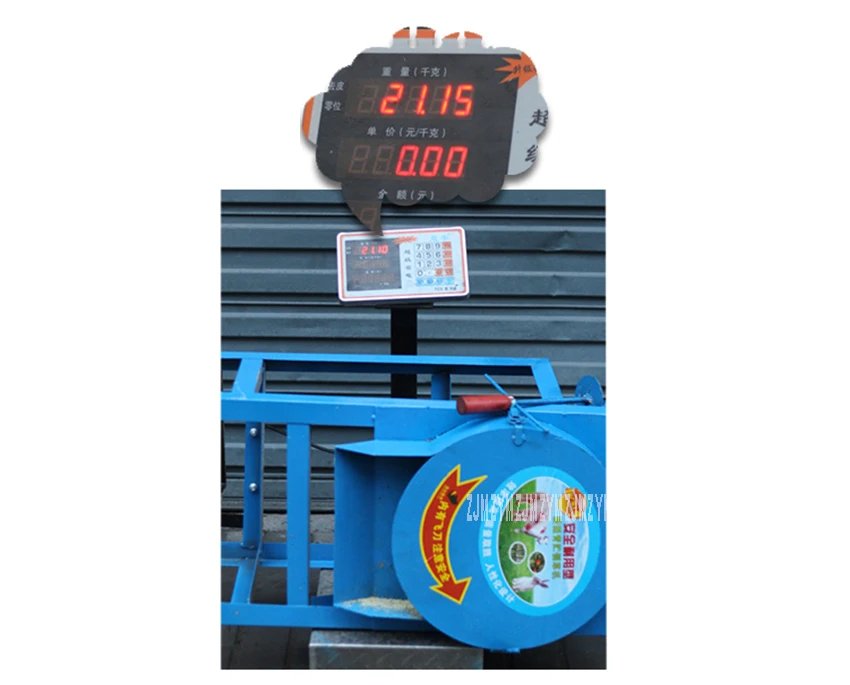 YK-6203 Agricultural Feed Processing Straw Silage Machine Electric Hay Cutter Household Hay Chaff Cutter Forage Crop Crusher