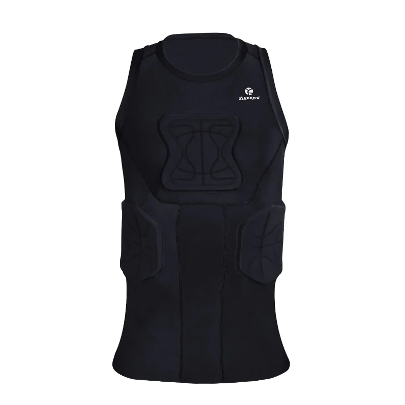 Kuangmi Men's Training Suit Running Soccer Tights Basketball Vest Protection crashproof Gym Sportswear Track Suits | Спорт и